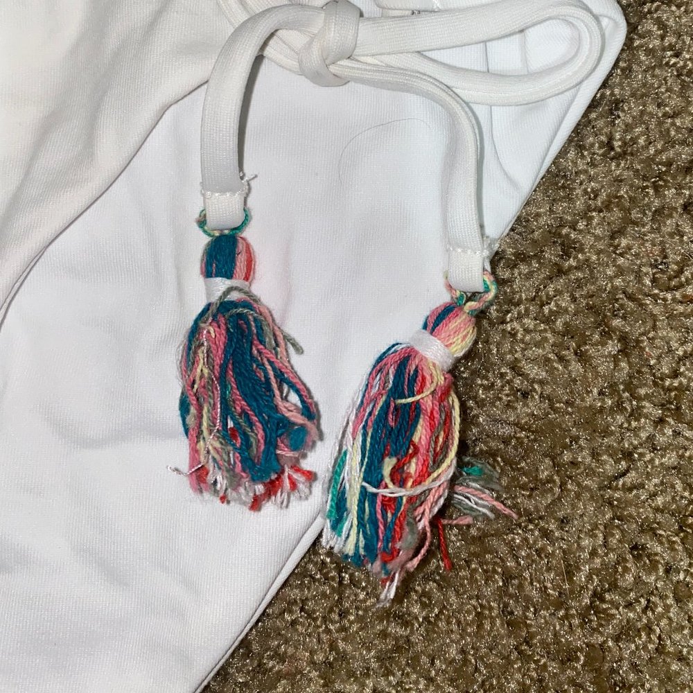 Becca White Mardi Gras Embroidered Two-Piece - Picture 5 of 14